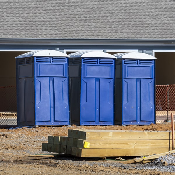 what is the expected delivery and pickup timeframe for the porta potties in Paradise Hills